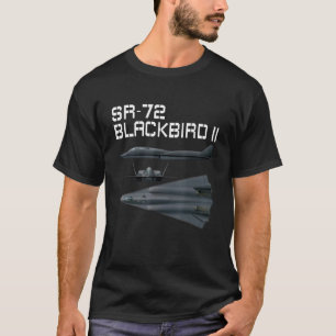 Camiseta Aviación militar estadounidense divertida SR-72 Bl