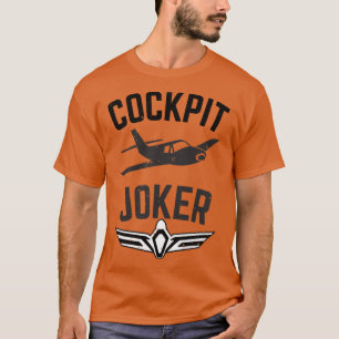 Camiseta Aviador de avión piloto Divertido volador de Cockp