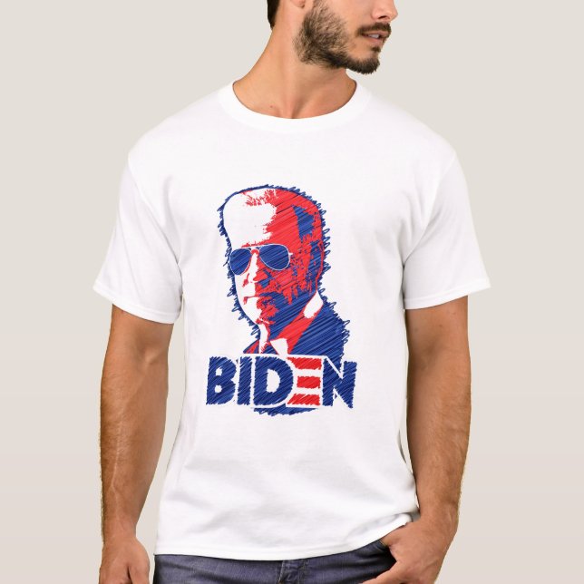 Camiseta Aviador de Biden, gafas de sol Joe Biden 2020 (Anverso)