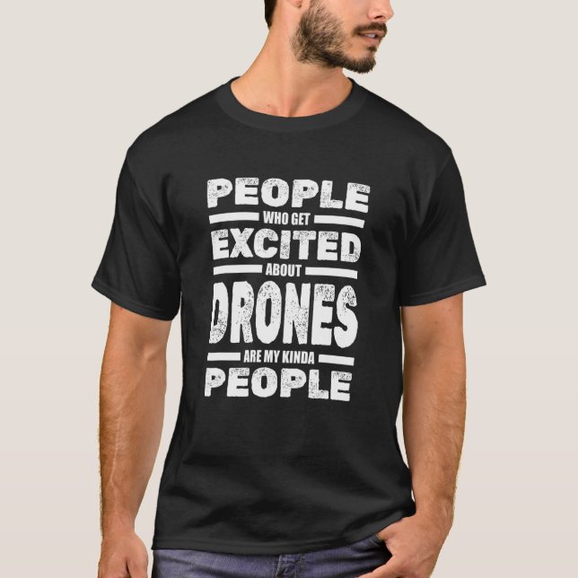 Camiseta Aviador De Carreras De Drones Piloto Fpv Volando R (Anverso)