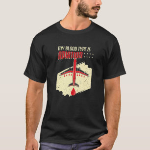Camiseta Aviador de humor piloto de aviones de aviación div