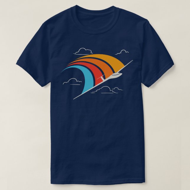 Camiseta Aviador de vuelo de vuelo del piloto de reflectore (Diseño del anverso)