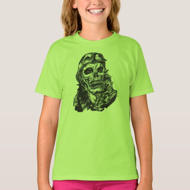 Camiseta Aviador del cráneo (Anverso)