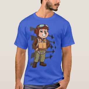 Camiseta Aviador del piloto de osos