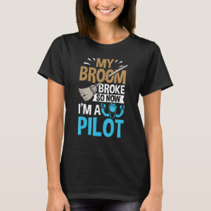 Camiseta Aviador en vuelo piloto de aviones de entrenamient