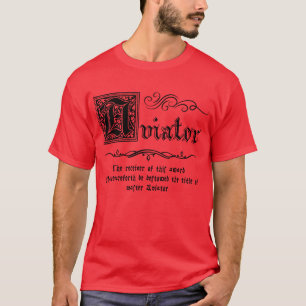 Camiseta Aviador maestro medieval