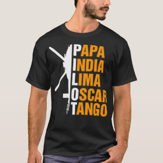 Camiseta Aviador militar de helicóptero piloto