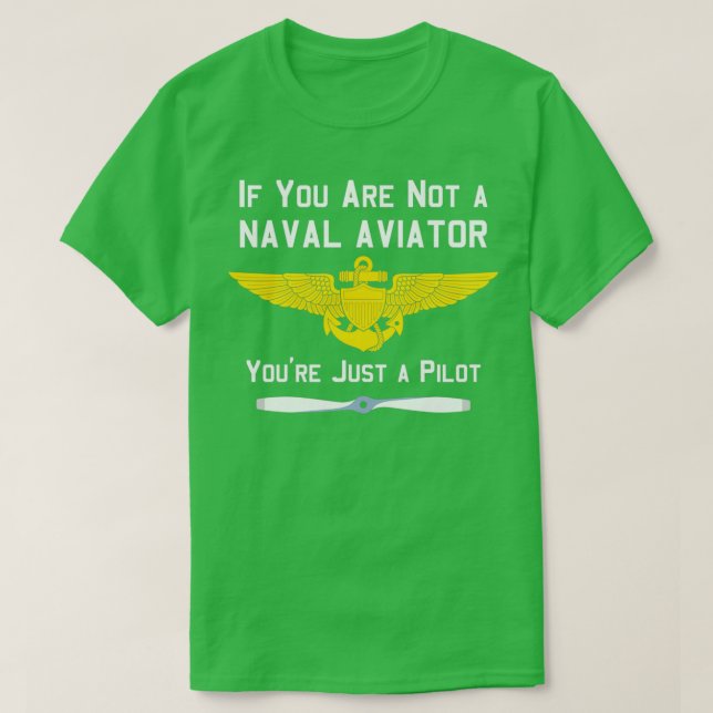 Camiseta Aviador naval  (Diseño del anverso)
