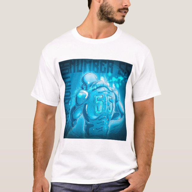 Camiseta Aviador número 55" del hielo de FIC "camiseta (Anverso)