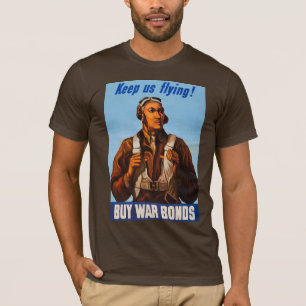 Camiseta Aviadores afroamericanos luchan contra pilotos de