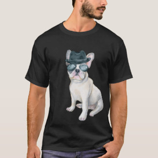 Camiseta Aviadores del gorra del gángster del bulldog