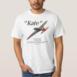 Camiseta Aviation Art T-shir "Nakajima B5N　九七式艦上攻撃機　"Kate""