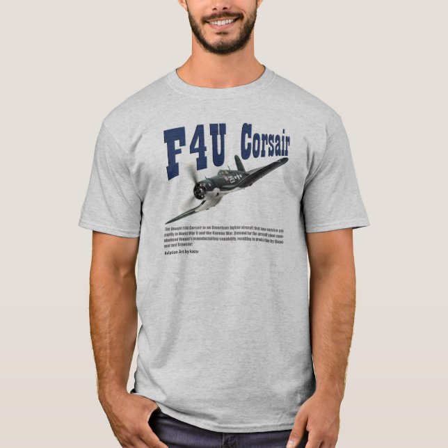Camiseta Aviation Art T-shirt “F4U Corsair" (Anverso)