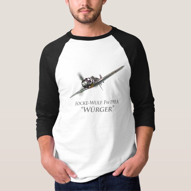 Camiseta Aviation Art T-shirt "Focke-Wulf Fw 190" (Anverso)