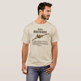 Camiseta Aviation Art T-shirt　"Hawker Hurricane"