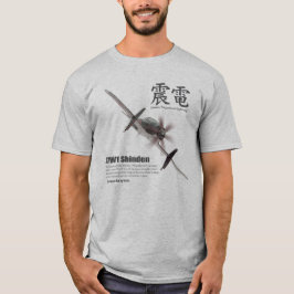 Camiseta Aviation Art T-shirt “J7W1 Shinden　震電"