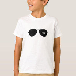 Camiseta Aviator Shades Pilot Iniciales Gafas de Sol Guay