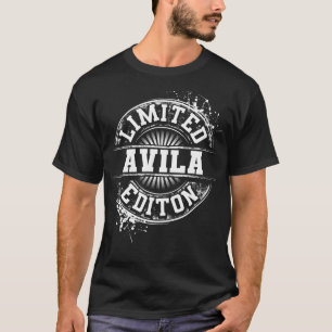 Camiseta AVILA Funny Apellido Familia Árbol Reunión de Cump