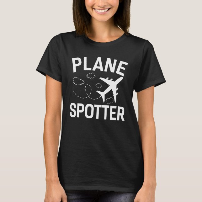 Camiseta Avión aéreo piloto de vuelo 7 (Anverso)