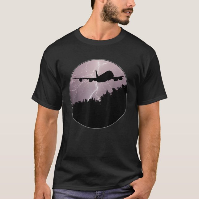 Camiseta Avión Airbus A380 (Anverso)
