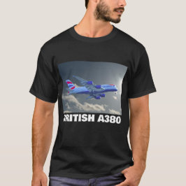 Camiseta Avión Airbus A380 de British Airlines