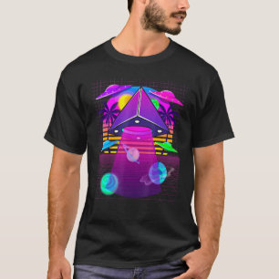 Camiseta Avión Aliens Ufo Saucer de la Pirámide egipcia Vap