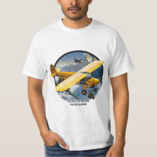 Camiseta Avión Amarillo de Maleza Valdez Vuela en Aviación