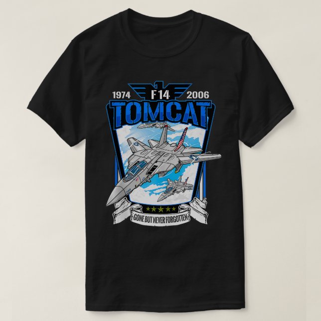 Camiseta Avión americano F14 Tomcat avión de combate para A (Diseño del anverso)