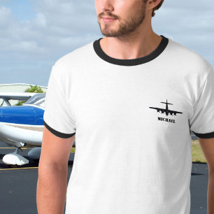 Camiseta Avión Antiguo B-17 Espectáculo Aéreo Militar Perso