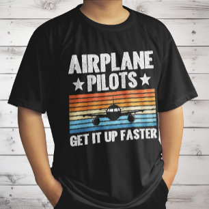 Camiseta Avión Aviador más rápido de pilotos de avión