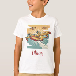 Camiseta Avión Bombardero de Agua para Combatir Incendios R