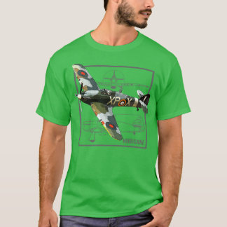 Camiseta Avión británico de combate de la Segunda Guerra Mu