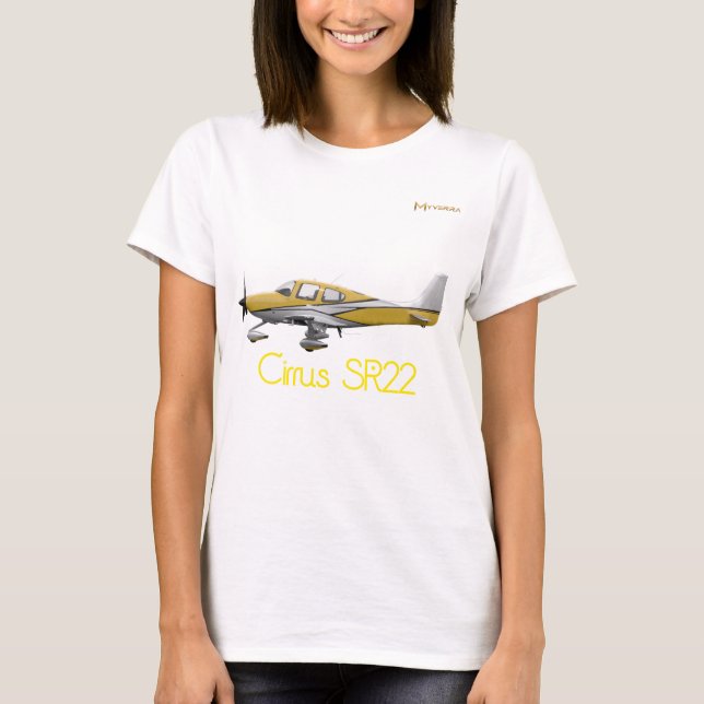 Camiseta Avión Cirrus SR22 (Anverso)