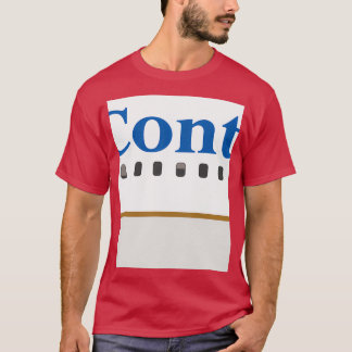 Camiseta Avión Continental Airlines