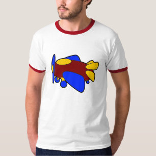 Camiseta Avión Cute Colorful Personalizado Kids Plane