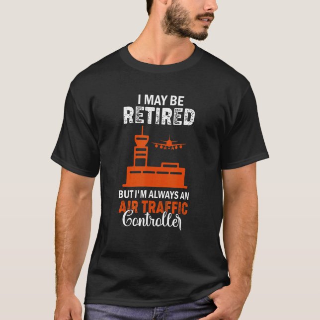 Camiseta Avión de aviación de controlador de tráfico aéreo  (Anverso)