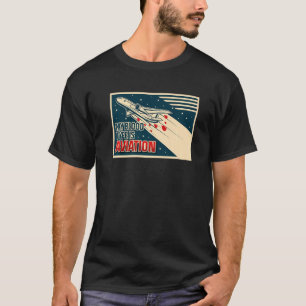Camiseta Avión de aviación piloto de Humor Aviador 1