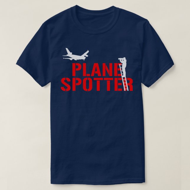 Camiseta Avión de aviador de avistamiento y de avionetas (Diseño del anverso)