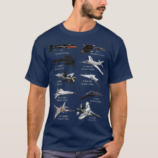 Camiseta Avión de aviones de combate más rápido del ejércit