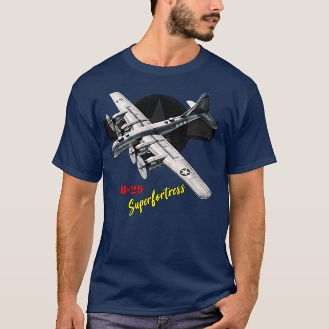 Camiseta Avión de bombarderos B29 de la Superfortaleza WW2 (Anverso)