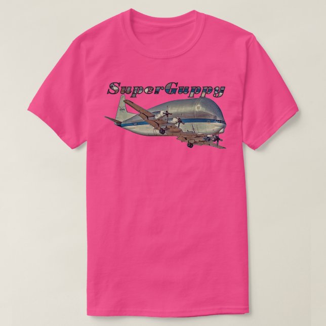 Camiseta Avión de carga super grande  (Diseño del anverso)