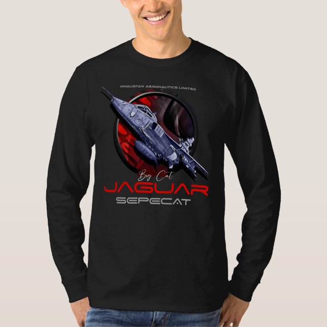 Camiseta Avión de caza francés Sepecat Jaguar (Anverso)