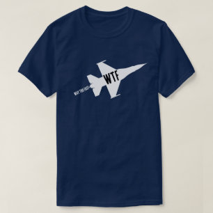 Camiseta Avión de caza,Simple,Aviación,Divertido,Chistoso