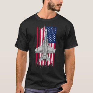 Camiseta Avión de combate de aviación de Estados Unidos Avi