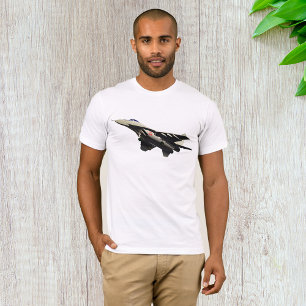 Camiseta Avión de combate de caza supersónico Aeronave mili
