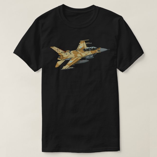 Camiseta Avión de combate de la FAI israelí (Diseño del anverso)