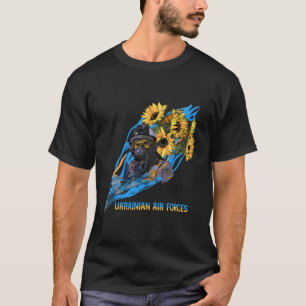 Camiseta Avión de combate de las fuerzas aéreas ucranianas