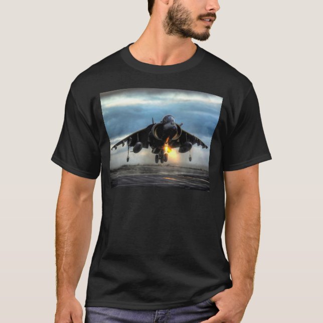 Camiseta Avión de combate del corredor de cross (Anverso)