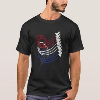 Camiseta Avión de combate estadounidense patriótico 4 de ju