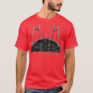 Camiseta Avión de combate Huracán Cockpit Instruments WW2